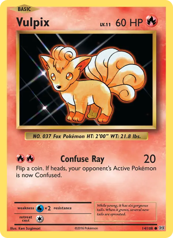 Vulpix 14 Evolutions Pokesingles