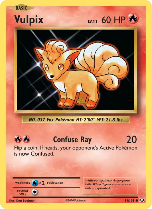 Vulpix 14 Evolutions Pokesingles