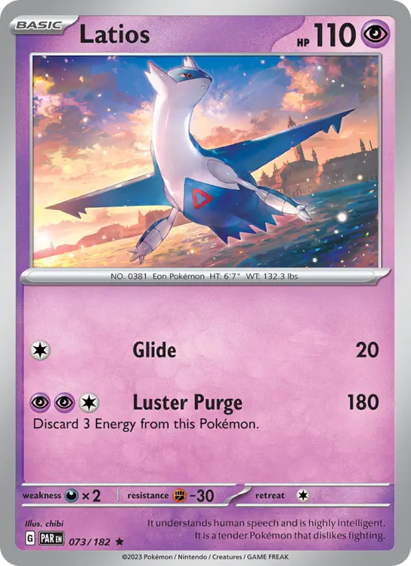Latios 73 Paradox Rift Pokesingles