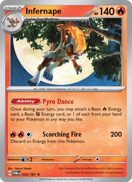 Infernape 33 Twilight Masquerade Pokesingles