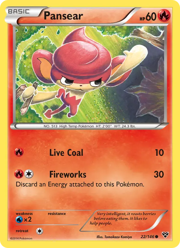 Pansear 22 XY Pokesingles