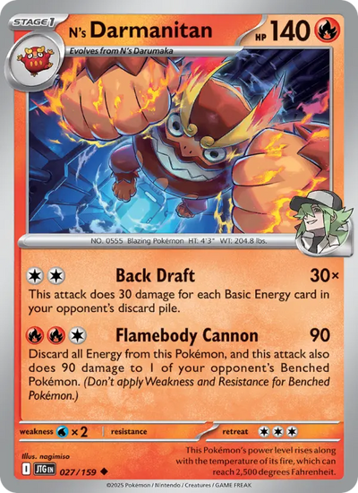N's Darmanitan 27 Journey Together Pokesingles