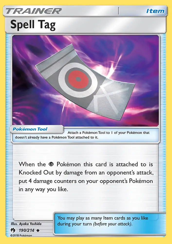 Spell Tag 190 Lost Thunder Pokesingles