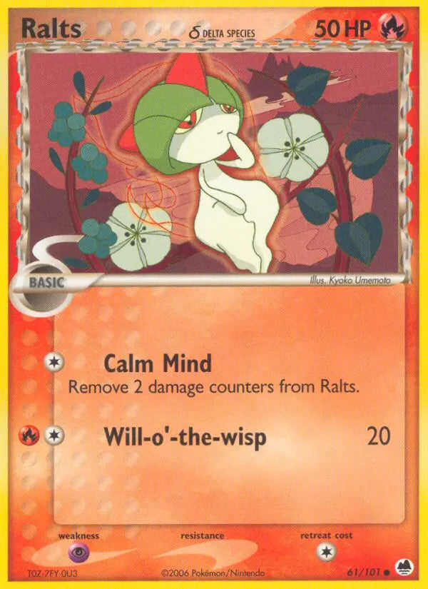 Ralts δ 61 Dragon Frontiers Pokesingles