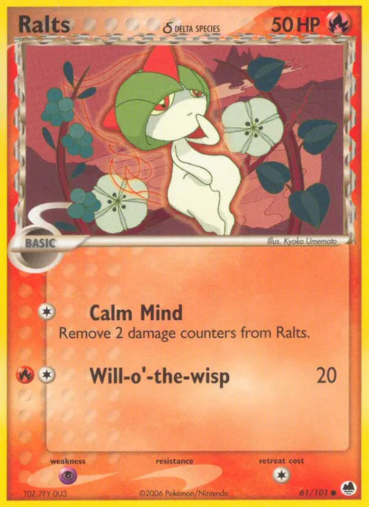 Ralts δ 61 Dragon Frontiers Pokesingles