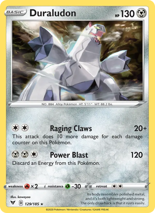 Duraludon 129 Vivid Voltage Pokesingles
