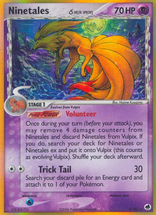 Ninetales δ 8 Dragon Frontiers Pokesingles