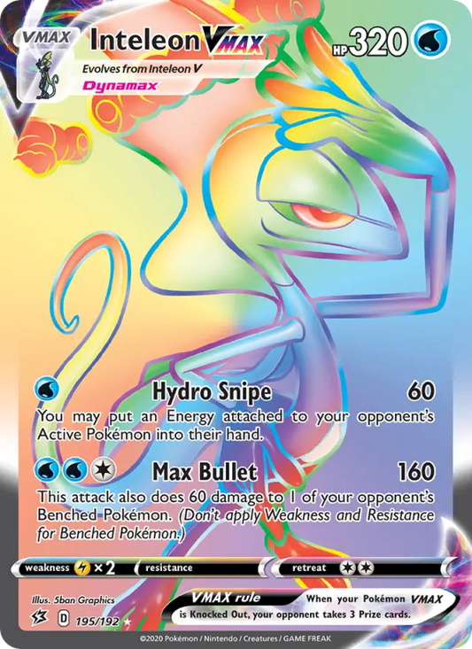 Inteleon VMAX 195 Rebel Clash Pokesingles