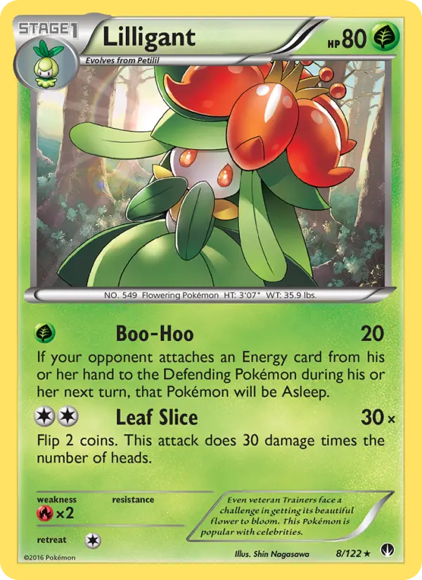 Lilligant 8 BREAKpoint Pokesingles