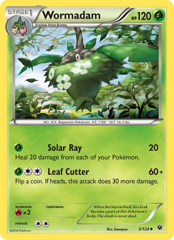 Wormadam 3 Fates Collide Pokesingles