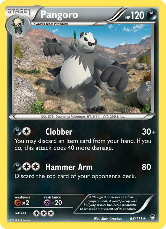 Pangoro 68 Furious Fists Pokesingles