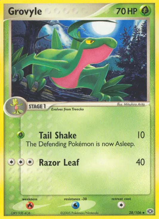 Grovyle 28 Emerald Pokesingles