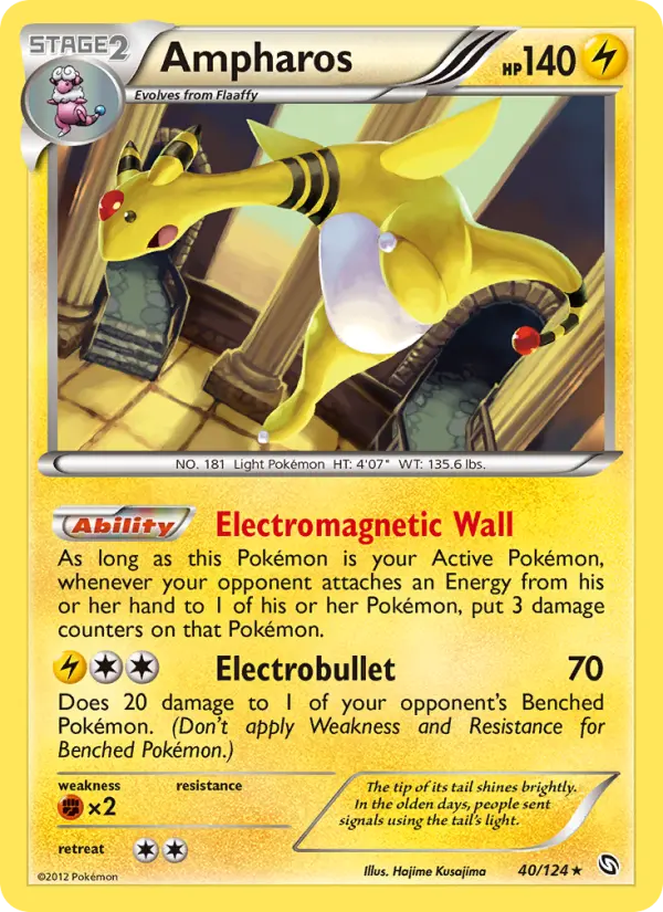 Ampharos 40 Dragons Exalted Pokesingles