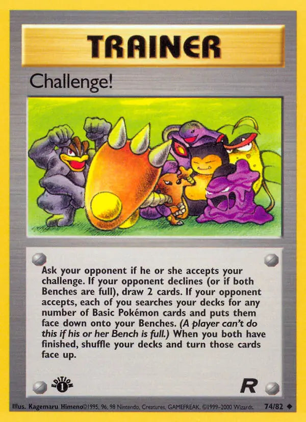 Challenge! 74 Team Rocket Pokesingles