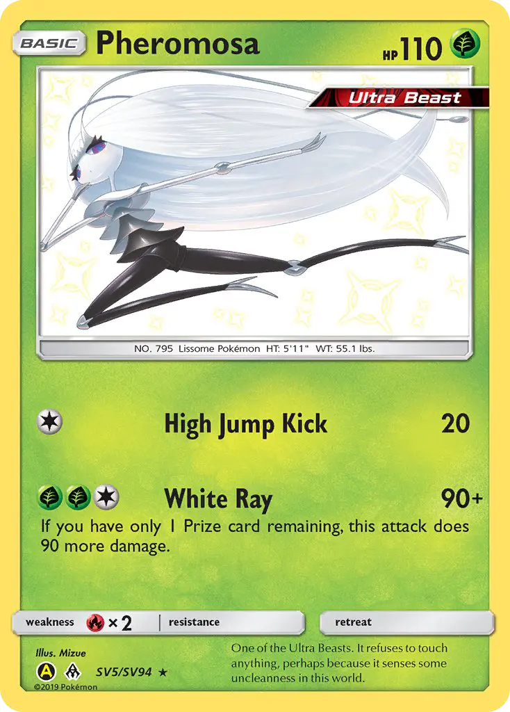 Pheromosa SV5 Hidden Fates Shiny Vault Pokesingles