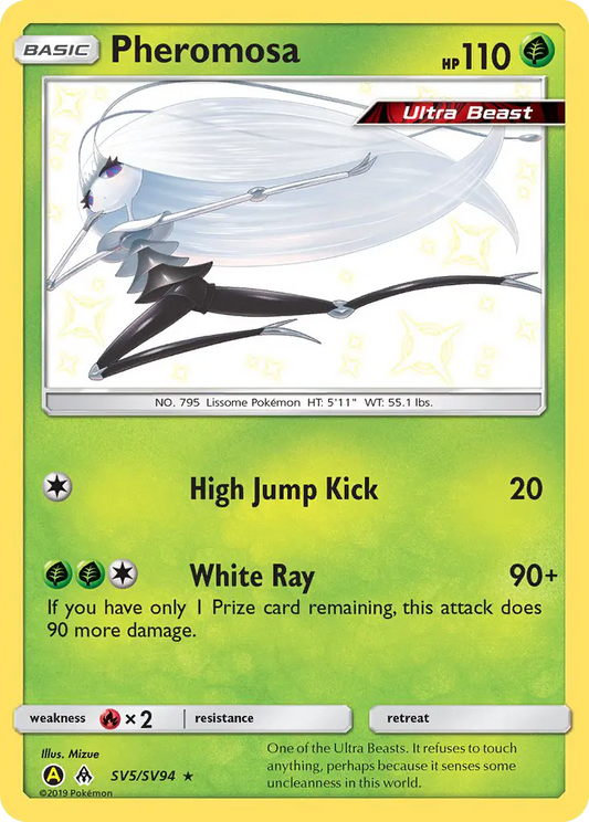 Pheromosa SV5 Hidden Fates Shiny Vault Pokesingles