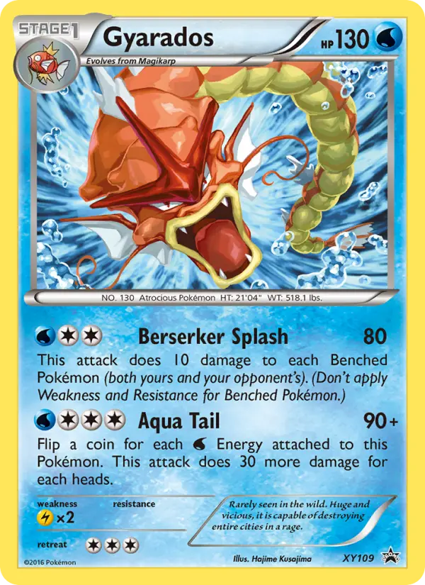 Gyarados XY109 XY Black Star Promos Pokesingles
