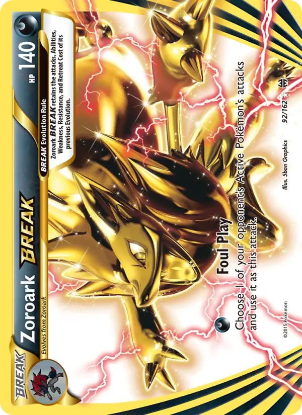 Zoroark BREAK 92 BREAKthrough Pokesingles