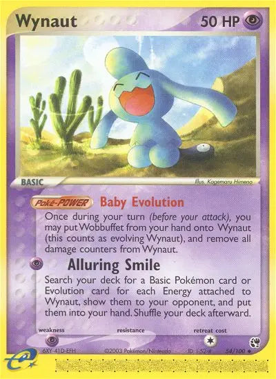 Wynaut 54 Sandstorm Pokesingles