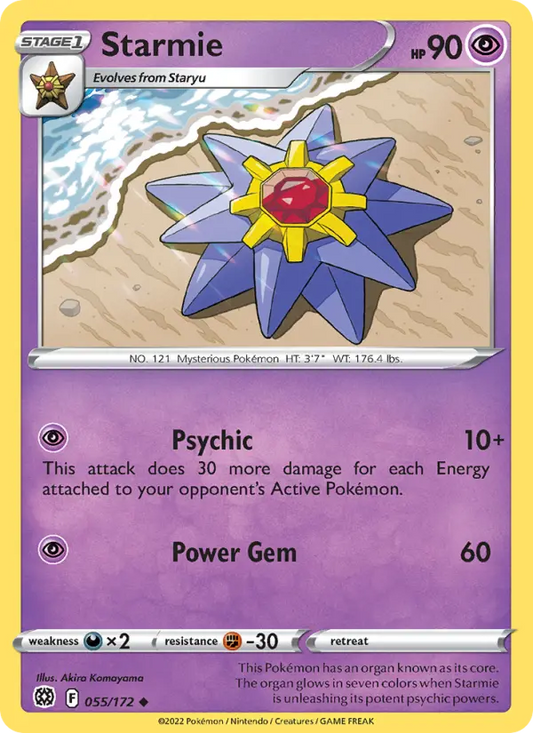 Starmie 55 Brilliant Stars Pokesingles