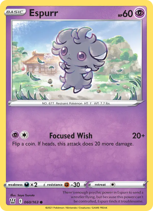 Espurr 60 Battle Styles Pokesingles