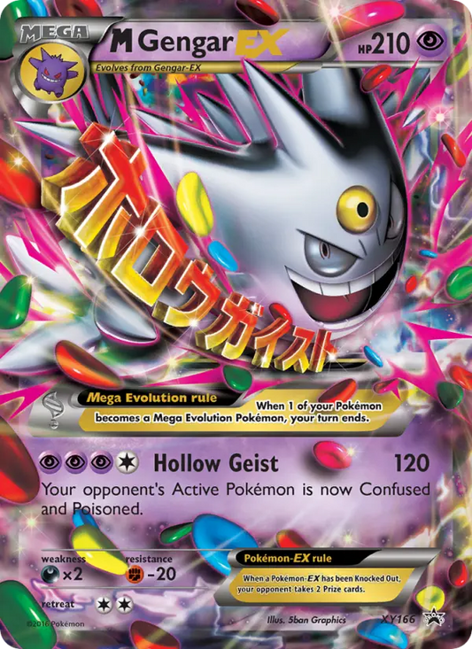 M Gengar-EX XY166 XY Black Star Promos Pokesingles