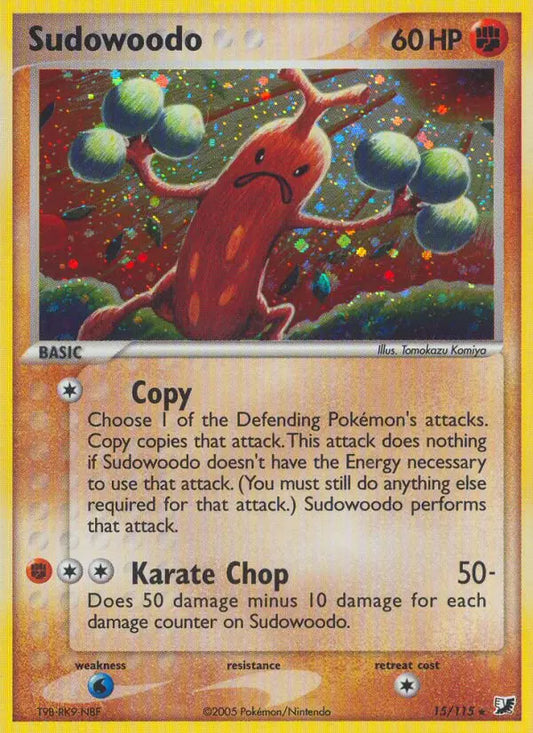 Sudowoodo 15 Unseen Forces Pokesingles