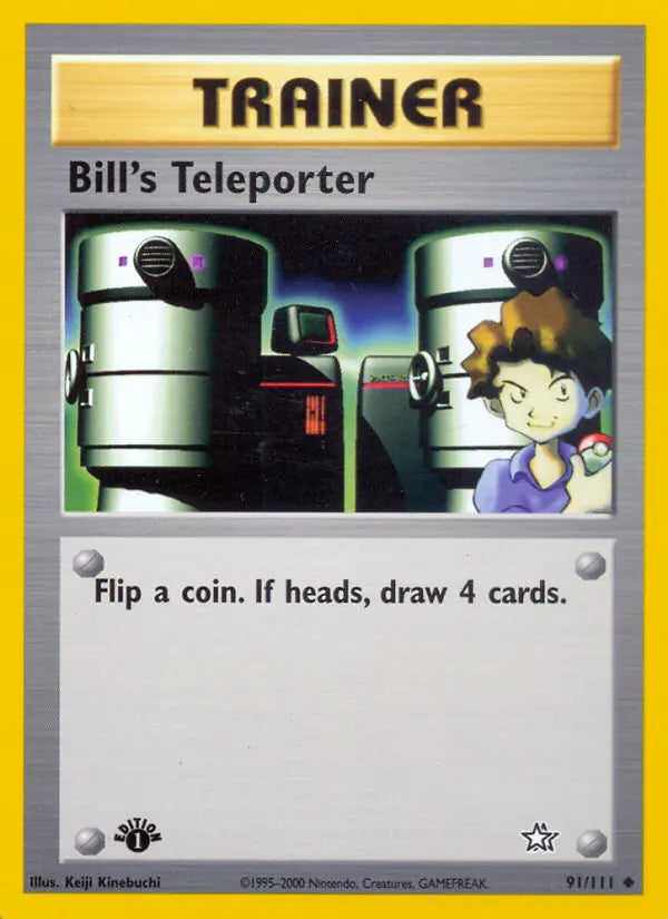 Bill's Teleporter 91 Neo Genesis Pokesingles