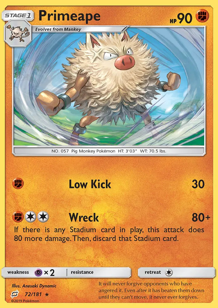 Primeape 72 Team Up Pokesingles