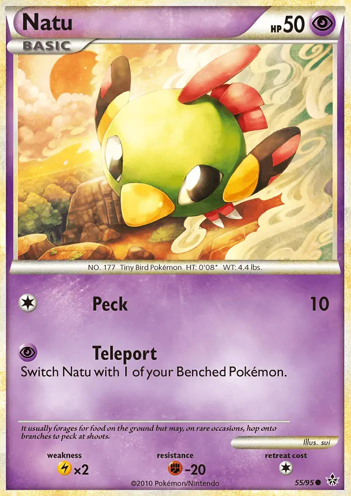 Natu 55 Unleashed Pokesingles