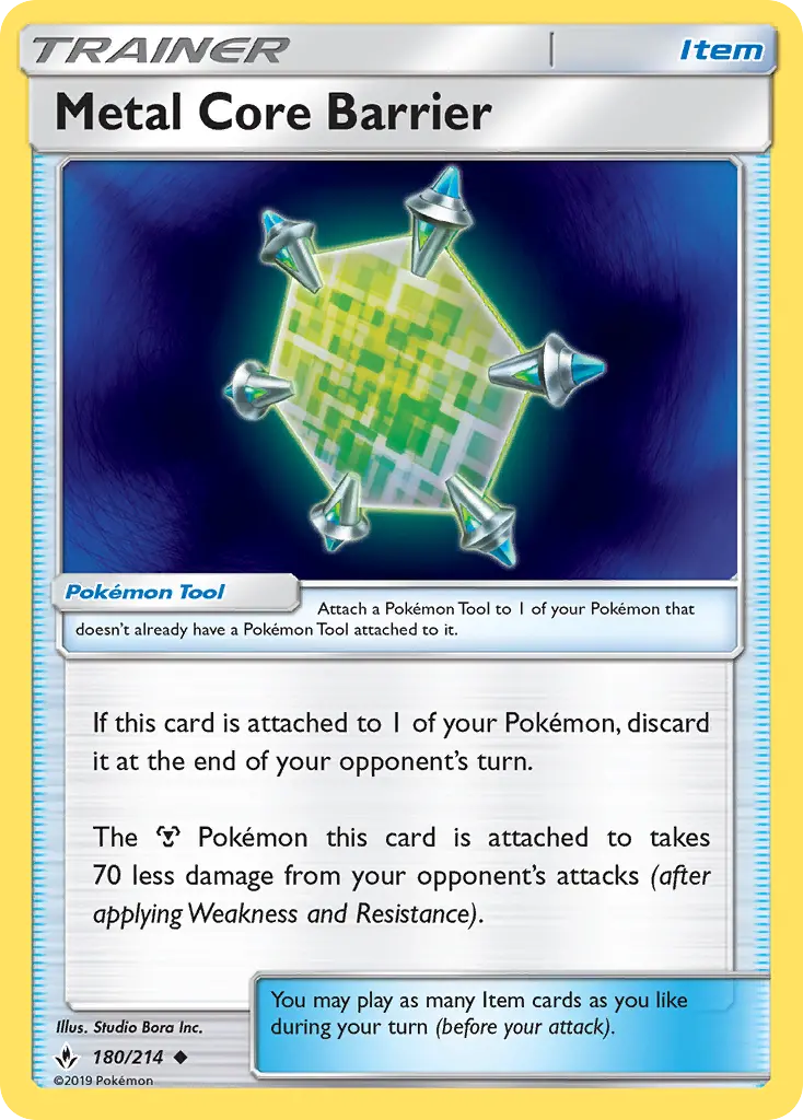 Metal Core Barrier 180 Unbroken Bonds Pokesingles