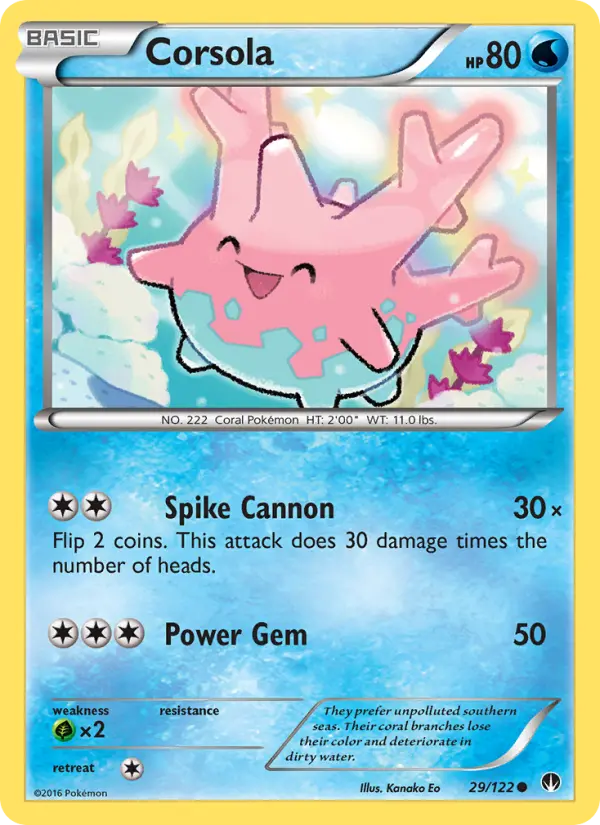 Corsola 29 BREAKpoint Pokesingles
