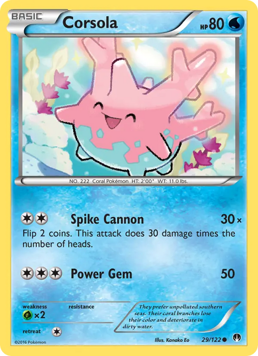 Corsola 29 BREAKpoint Pokesingles