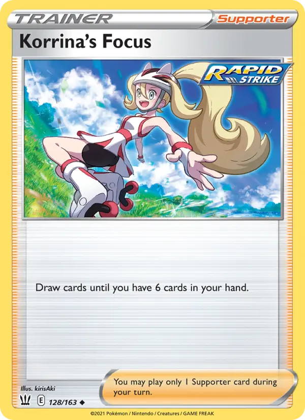 Korrina's Focus 128 Battle Styles Pokesingles