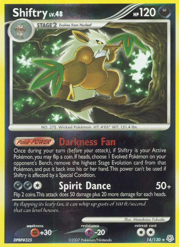 Shiftry 14 Diamond & Pearl Pokesingles