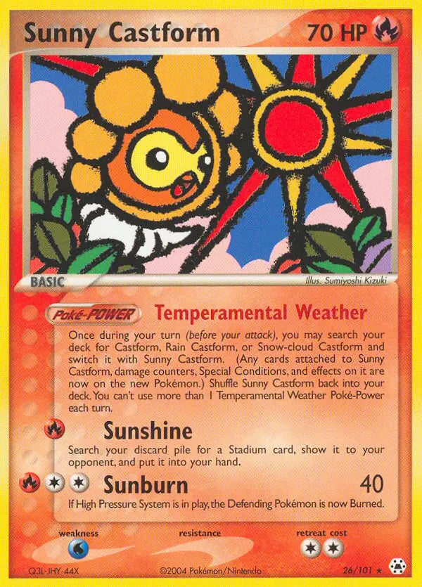 Sunny Castform 26 Hidden Legends Pokesingles