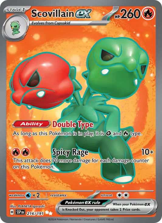 Scovillain ex 216 Surging Sparks Pokesingles