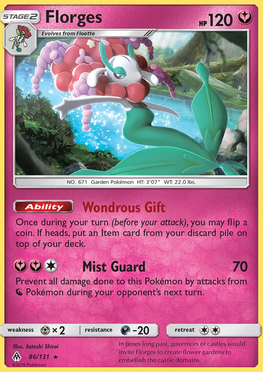 Florges 86 Forbidden Light Pokesingles