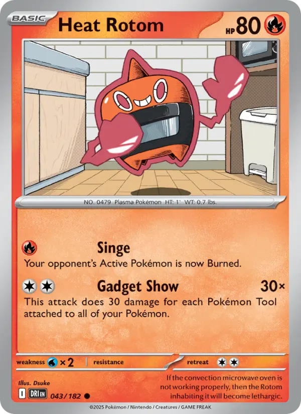 Heat Rotom 43 Destined Rivals Pokesingles