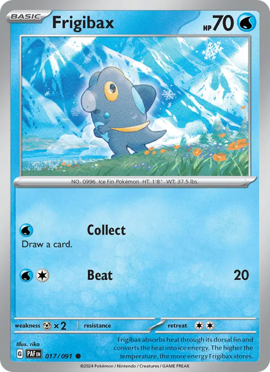 Frigibax 17 Paldean Fates Pokesingles