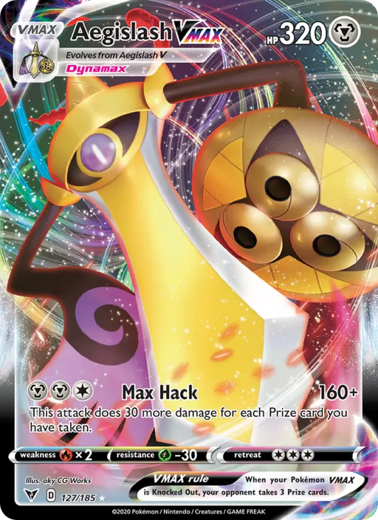 Aegislash VMAX 127 Vivid Voltage Pokesingles