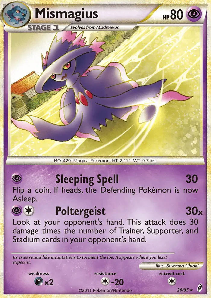Mismagius 28 Call of Legends Pokesingles