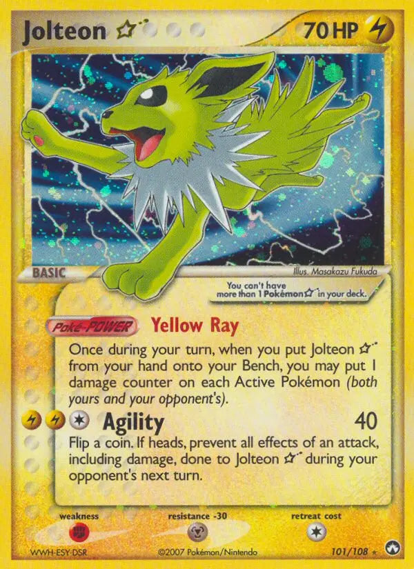 Jolteon Star 101 Power Keepers Pokesingles