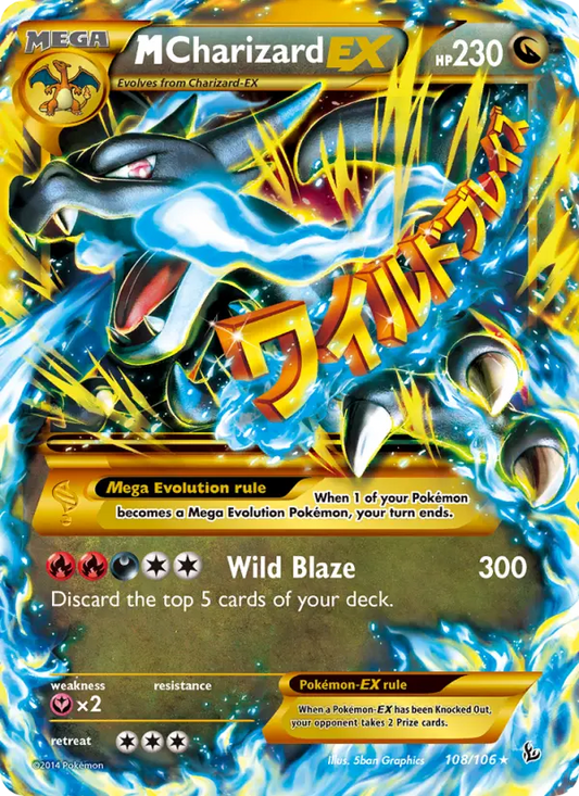 M Charizard EX 108 Flashfire Pokesingles