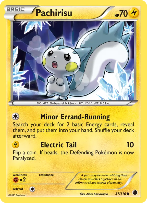 Pachirisu 37 Plasma Freeze Pokesingles