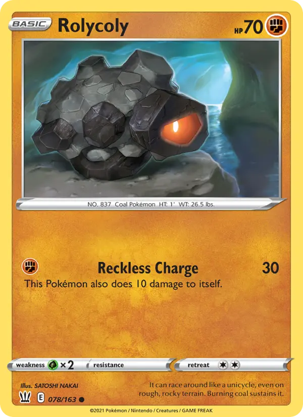 Rolycoly 78 Battle Styles Pokesingles