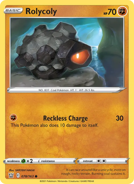 Rolycoly 78 Battle Styles Pokesingles