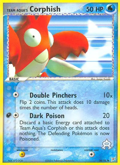Team Aqua's Corphish 26 Team Magma vs Team Aqua Pokesingles