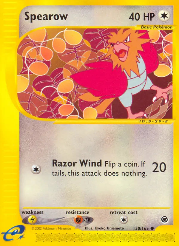 Spearow 130 Expedition Base Set Pokesingles