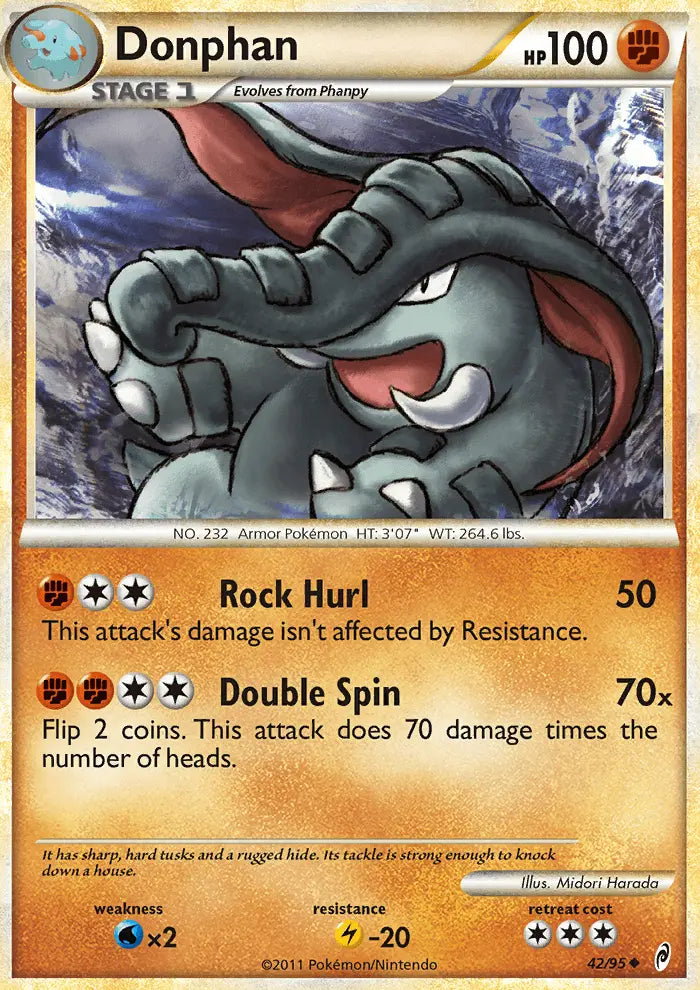 Donphan 42 Call of Legends Pokesingles